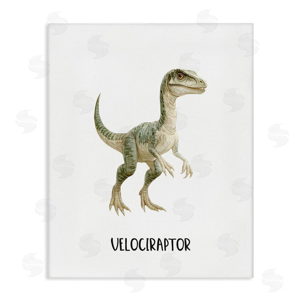 stupell industries Christine Simpson Art | Meet The Velociraptor Wall Art