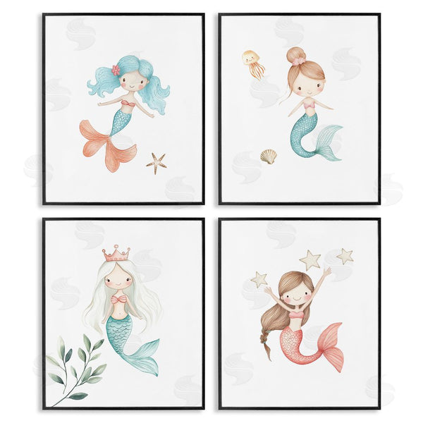 Stupell Industries Christine Simpson Art | Mermaid's Ocean Adventures Wall Art