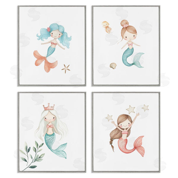 Stupell Industries Christine Simpson Art | Mermaid's Ocean Adventures Wall Art