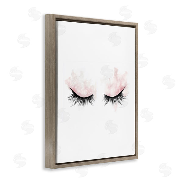 Stupell Industries Christine Simpson Art | Pastel Pink Makeup & Lashes Wall Art