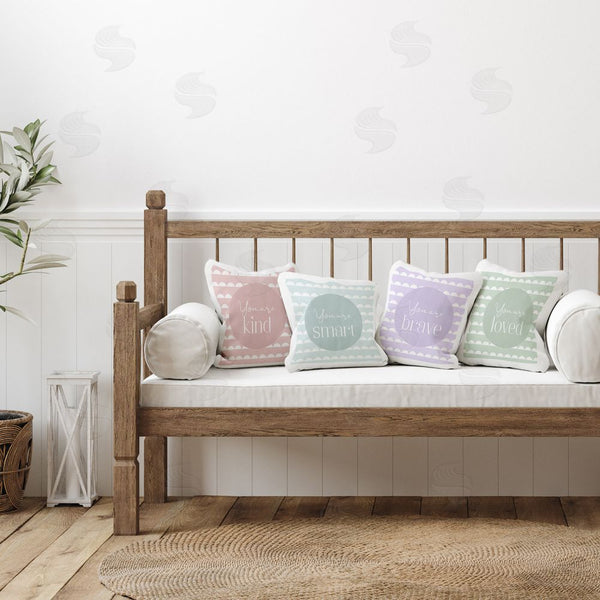 Stupell Industries Christine Simpson Art | Personal Affirmations Inspirational Printed Throw Pillow Set