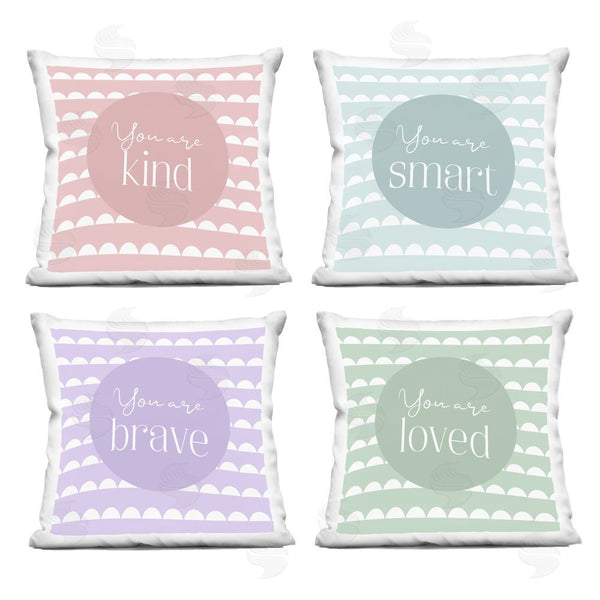 stupell industries Christine Simpson Art | Personal Affirmations Inspirational Printed Throw Pillow Set