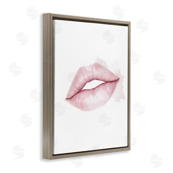 Stupell Industries Christine Simpson Art | Pink Lips Watercolor Wall Art
