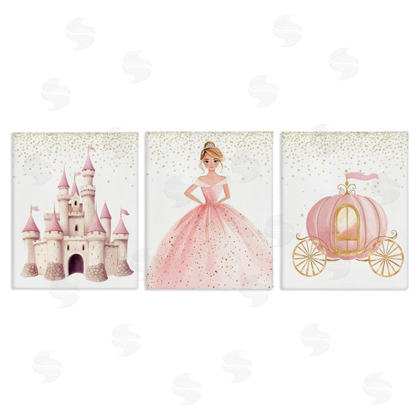 stupell industries Christine Simpson Art | Princess Dreams Collection Wall Art