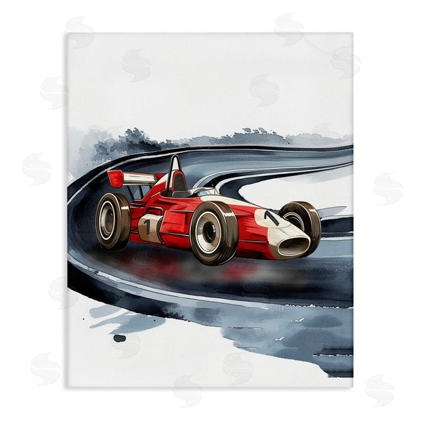 stupell industries Christine Simpson Art | Race Day F1 Car Wall Art