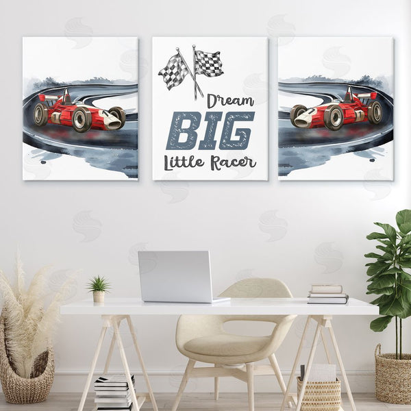 Stupell Industries Christine Simpson Art | Retro Little Racer Cars Wall Art