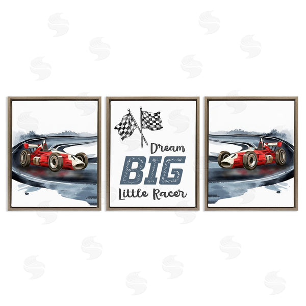 Stupell Industries Christine Simpson Art | Retro Little Racer Cars Wall Art