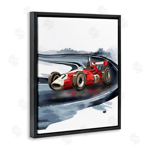 Stupell Industries Christine Simpson Art | Retro Race Day Car Wall Art