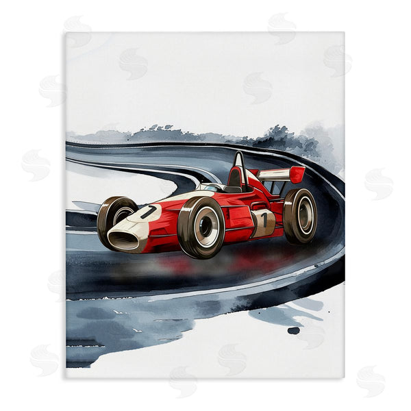 stupell industries Christine Simpson Art | Retro Race Day Car Wall Art