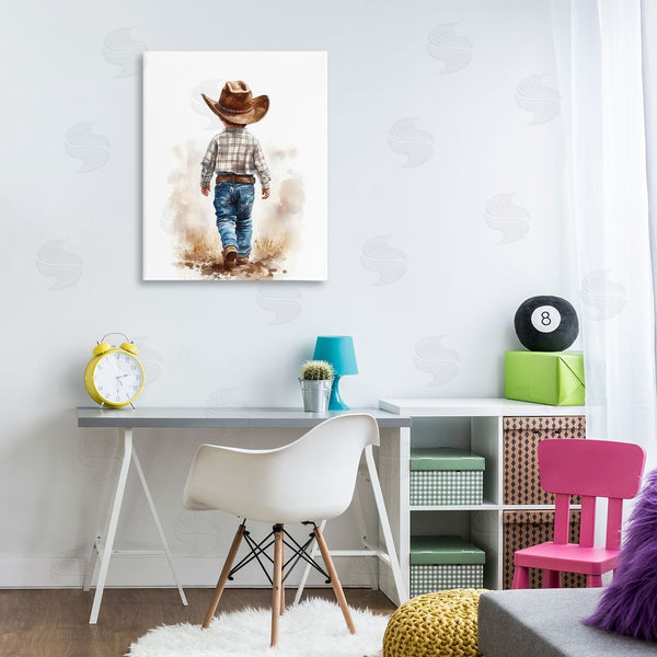 Stupell Industries Christine Simpson Art | Rustic Cowboy Child Wall Art