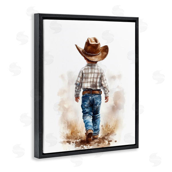 Stupell Industries Christine Simpson Art | Rustic Cowboy Child Wall Art