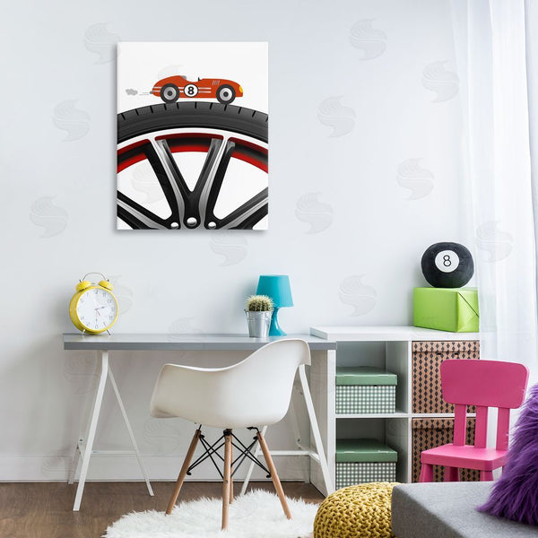 Stupell Industries Christine Simpson Art | Sport Fast Lane Racecar Wall Art