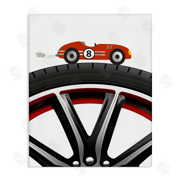 stupell industries Christine Simpson Art | Sport Fast Lane Racecar Wall Art