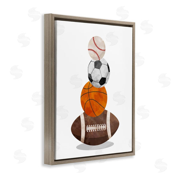 Stupell Industries Christine Simpson Art | Sports Ball Bunch Wall Art