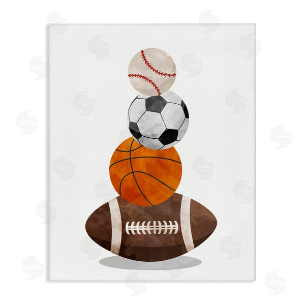 stupell industries Christine Simpson Art | Sports Ball Bunch Wall Art