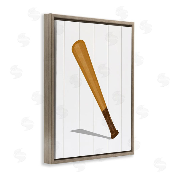Stupell Industries Christine Simpson Art | Sporty Baseball Bat Wall Art