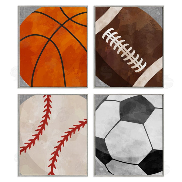Stupell Industries Christine Simpson Art | Team Sports Bouncing Fun Wall Art