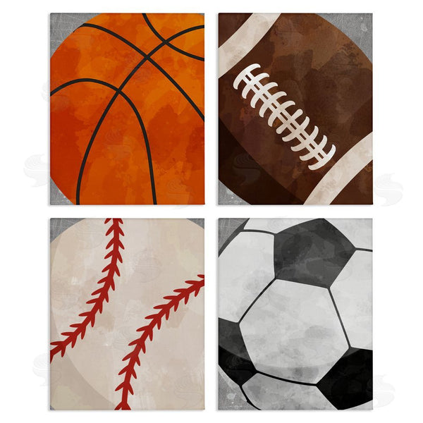 stupell industries Christine Simpson Art | Team Sports Bouncing Fun Wall Art