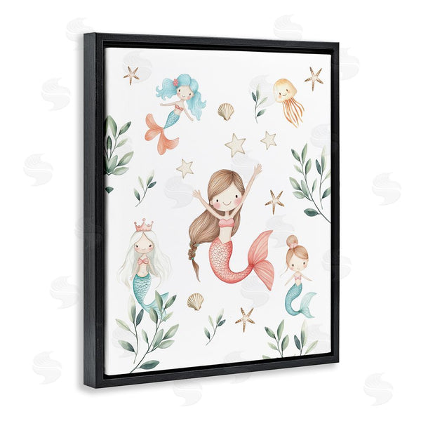 Stupell Industries Christine Simpson Art | Underwater Mermaids Adventures Wall Art