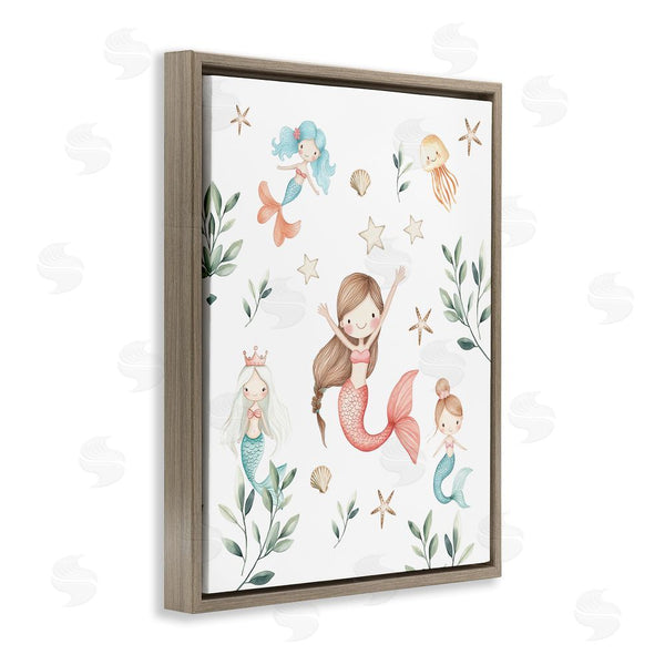 Stupell Industries Christine Simpson Art | Underwater Mermaids Adventures Wall Art