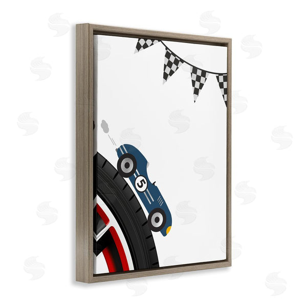 Stupell Industries Christine Simpson Art | Vintage Fast Lane Racecar Wall Art