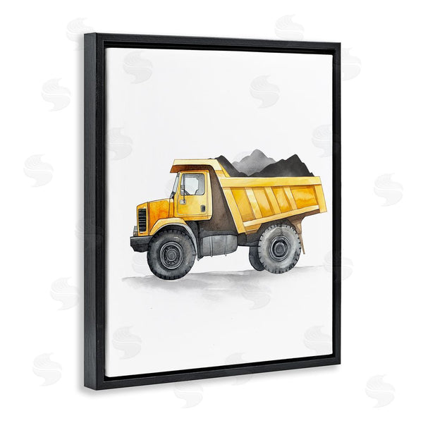 Stupell Industries Christine Simpson Art | Working Trucks Dump Vehicle Wall Art