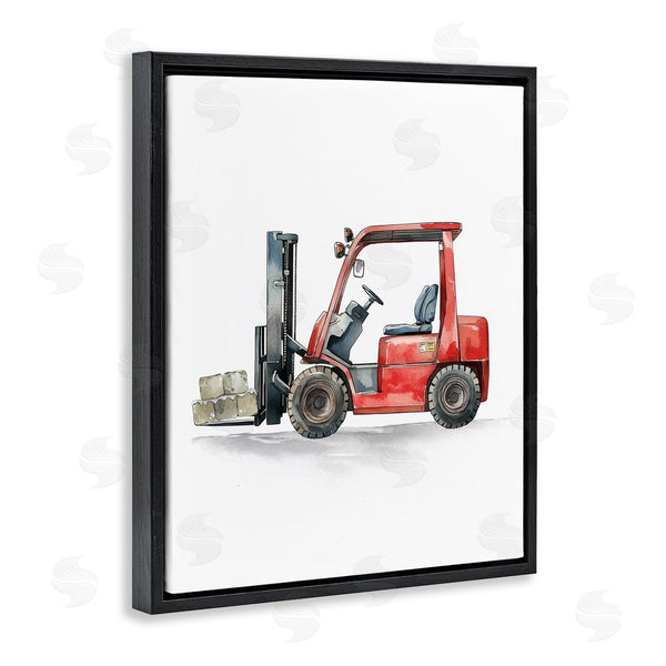 Stupell Industries Christine Simpson Art | Working Trucks Forklift Wall Art