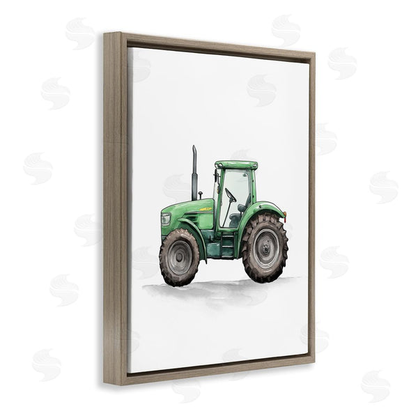 Stupell Industries Christine Simpson Art | Working Trucks Green Tractor Wall Art