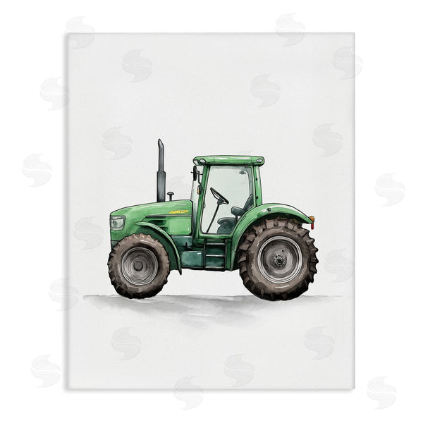 stupell industries Christine Simpson Art | Working Trucks Green Tractor Wall Art