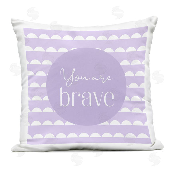 Stupell Industries Christine Simpson Art | You Are Brave Affirmation Printed Throw Pillow