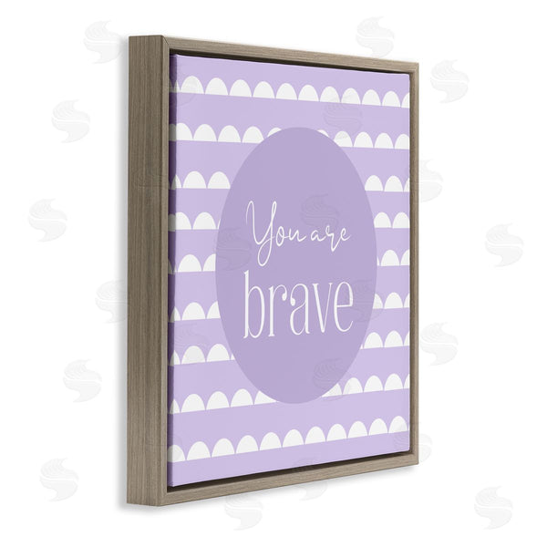 Stupell Industries Christine Simpson Art | You Are Brave Affirmation Wall Art