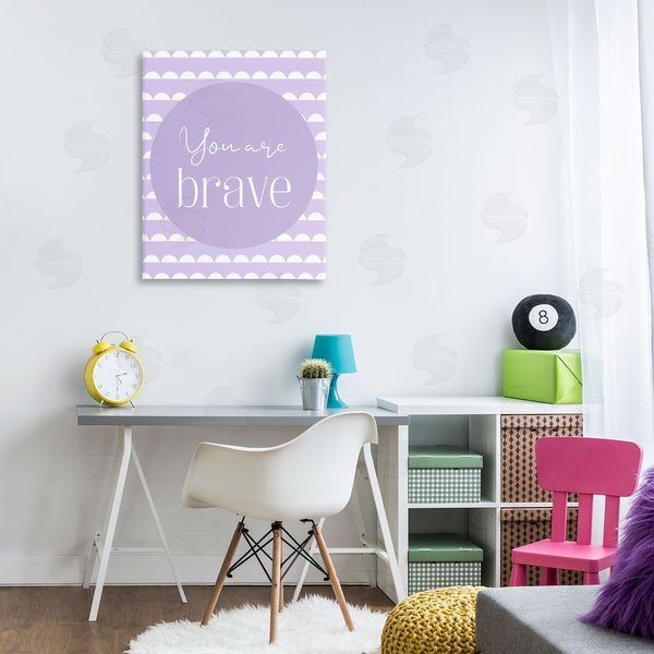 Stupell Industries Christine Simpson Art | You Are Brave Sentiment Wall Art
