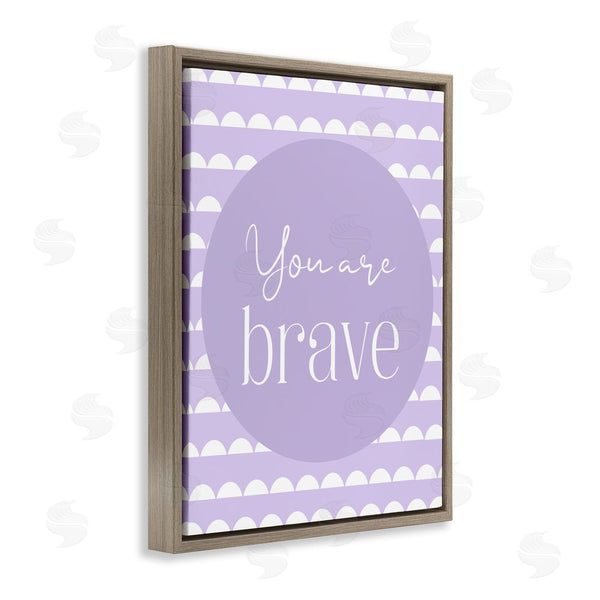 Stupell Industries Christine Simpson Art | You Are Brave Sentiment Wall Art