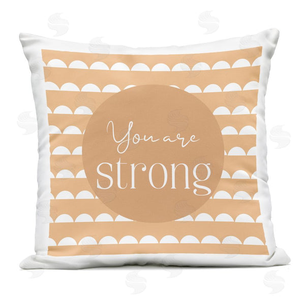 Stupell Industries Christine Simpson Art | You Are Strong Affirmation Printed Throw Pillow