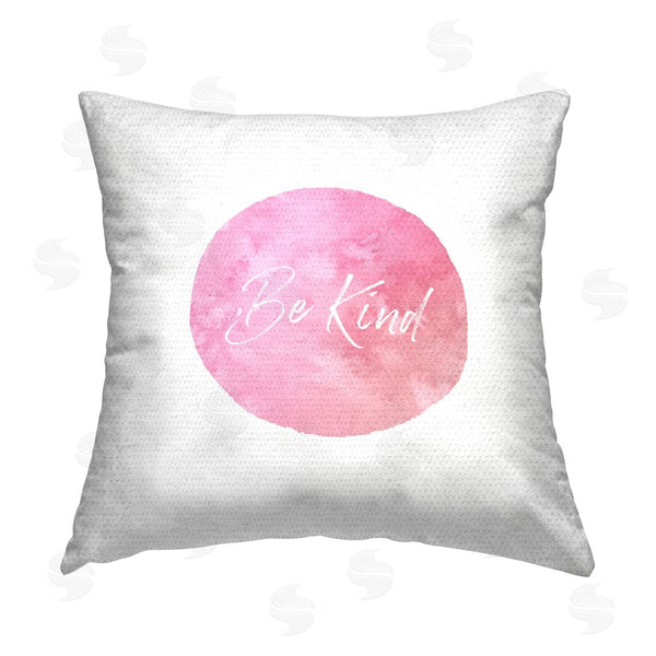Stupell Industries Christine Zalewski | Be Kind On Pink Printed Throw Pillow
