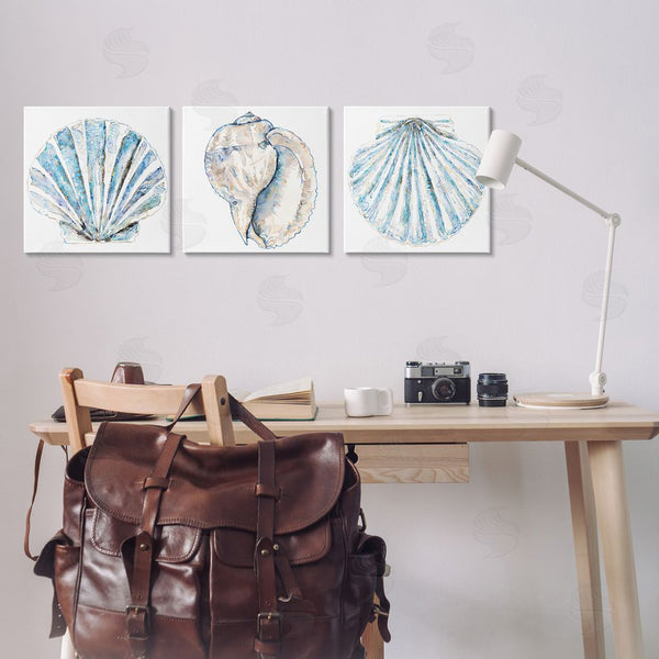 Stupell Industries Christine Zalewski | Clam & Conch Watercolors Wall Art