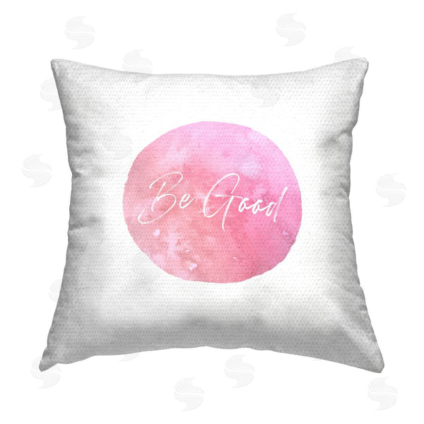 Stupell Industries Christine Zalewski | Pastel Be Good Phrase Printed Throw Pillow