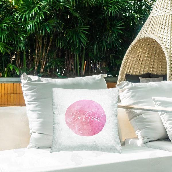 Stupell Industries Christine Zalewski | Pastel Be Good Phrase Printed Throw Pillow