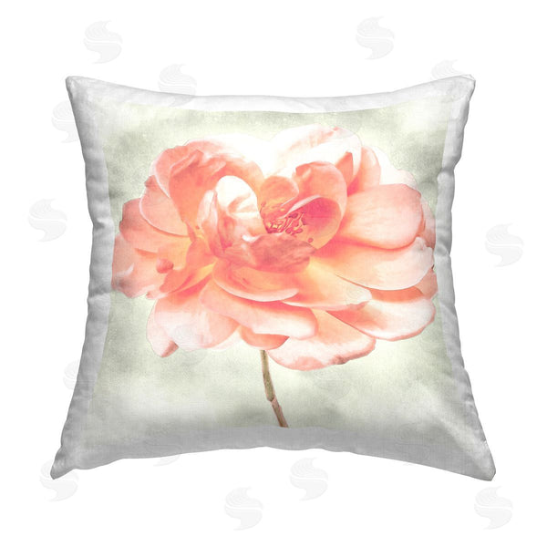 stupell industries Christine Zalewski | Pink Blooming Blossom Printed Throw Pillow