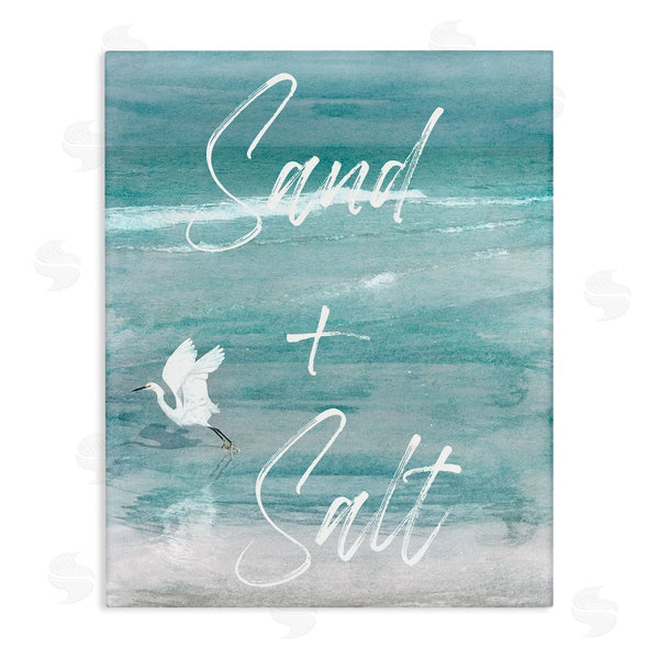 stupell industries Christine Zalewski | Sand & Salt Beach Phrase