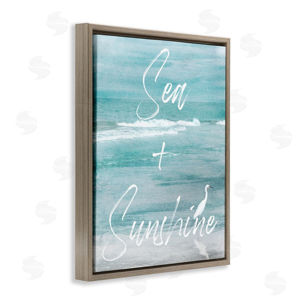 Stupell Industries Christine Zalewski | Sea & Sunshine Phrase