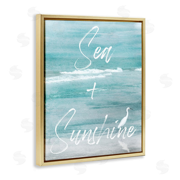 Stupell Industries Christine Zalewski | Sea & Sunshine Phrase