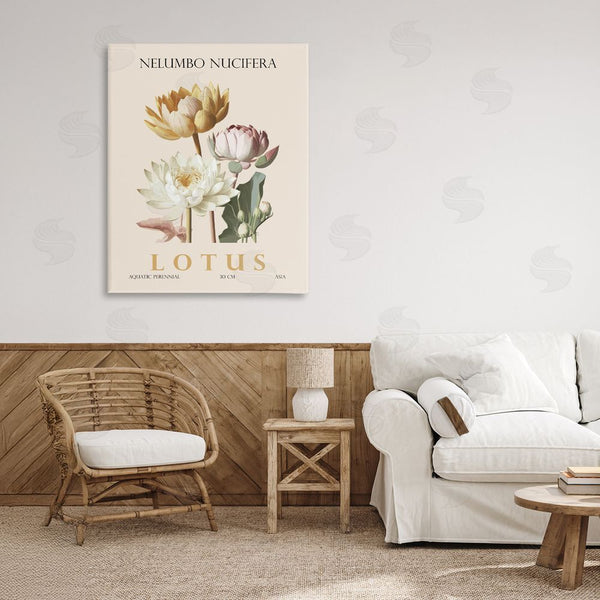 Stupell Industries Christopher Giampietro | Natural Lotus Bundle