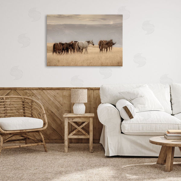 Stupell Industries Christy Berry | Equestrian Montana Herd Wall Art