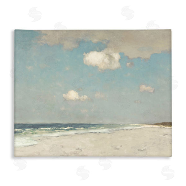 stupell industries Christy McKee | Beach Landscape Neutral Blue