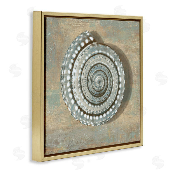 Stupell Industries Christy McKee | Spiral Shell Beach Objects Design Wall Art