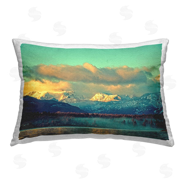 Stupell Industries Chuck Burdick | Snowy Mountain Shore