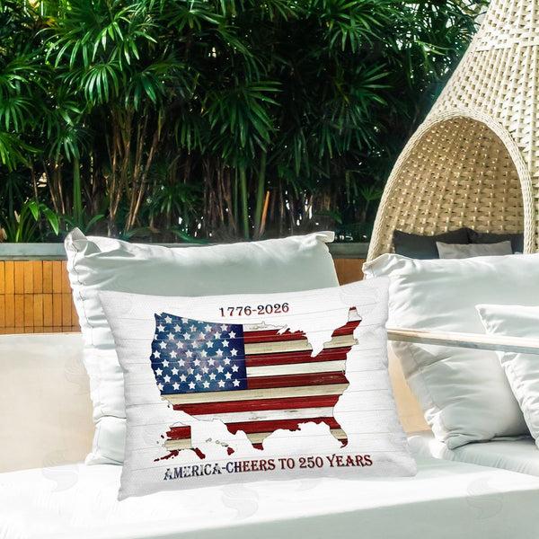 Stupell Industries Cindy Jacobs | America 250 Year Celebration Printed Throw Pillow