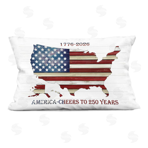 stupell industries Cindy Jacobs | America 250 Year Celebration Printed Throw Pillow