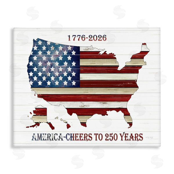 stupell industries Cindy Jacobs | America 250 Year Celebration Wall Art